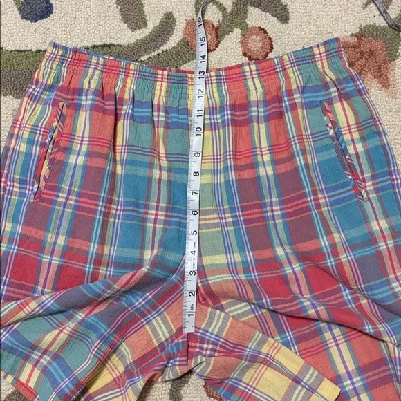 Koret 90s Plaid Shorts, Wide Leg, Vintage, Grandmacore, Large - Picture 3 of 7